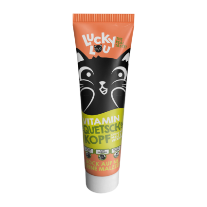 LUCKY LOU Squeeze Head Pasta pre Mačky Adult Malt & Vitamíny
