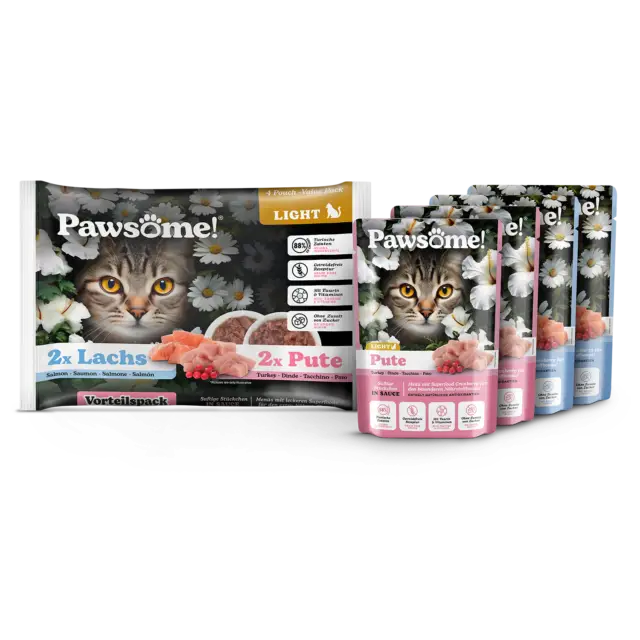 PAWSOME! pre Mačky Adult Light - Losos - Image 2