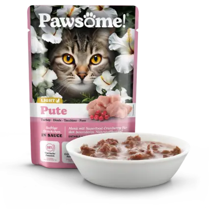 PAWSOME! pre Mačky Adult Light - Morka