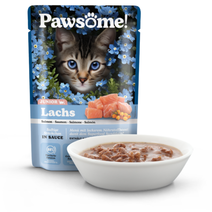 PAWSOME! pre Mačiatka Kitten - Losos