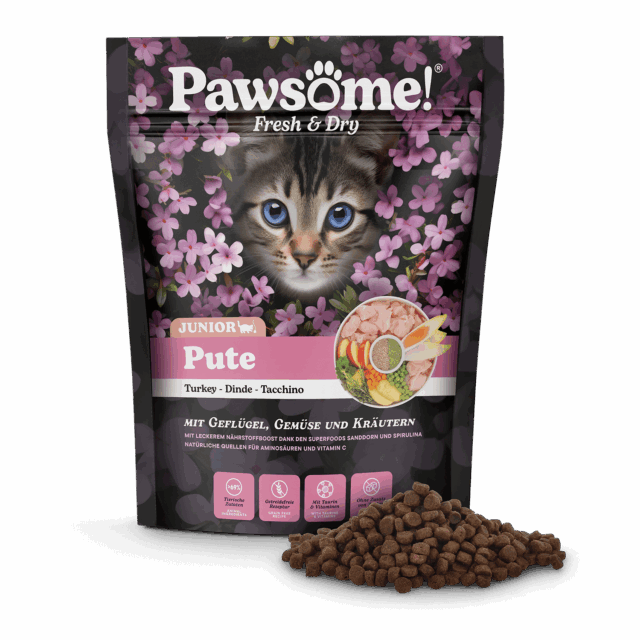 PAWSOME! Fresh & Dry pre mačiatka Kitten – Morka - Image 3
